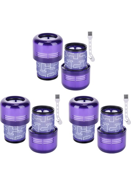 V11 V15 SV14 SV22 Yıkanabilir Yedek Filtre Yedek Parçaları Için 6 Paket Filtreler DY-970013-02 ve 97001302 (Yurt Dışından)