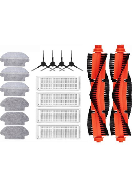 Mi Robot Vakum Paspas Için Hepa Filtre Ana Yan Fırça Paspas Bezi (Yurt Dışından)