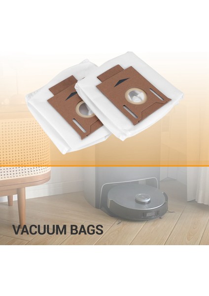Deebot 2.5l Için T8 ve T8 2'li Paket ile Tek Kullanımlık Toz Torbası (Yurt Dışından)