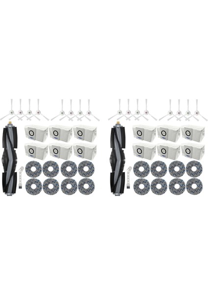 48 Adet Aksesuarları Kiti Deebot T20/T20MAX/T20PRO/X1 OMNI/T10 Omni/turbo Robotlu Süpürge Parçaları (Yurt Dışından)