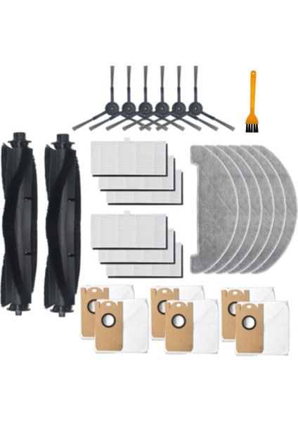 Ana Fırça Toz Torbası Mop Bezi Yan Fırça Hepa Filtre Parçaları (Yurt Dışından)