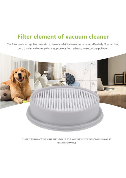 Saplı Elektrikli Süpürge Hepa Filtre Deerma VC20S VC20 Saplı Elektrikli Süpürge Parçaları Aksesuarları Filtre (Yurt Dışından)
