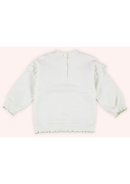Kız Bebek Baskılı Sweatshirt