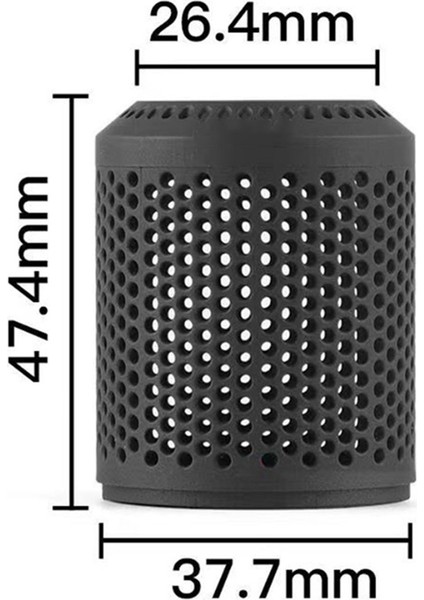 20X Saç Kurutma Makinesi Için Uygun HD01 HD03 HD08 Toz Geçirmez Dış Filtre Kapağı Elektrikli Süpürge Aksesuarları Gri (Yurt Dışından) indirimleri