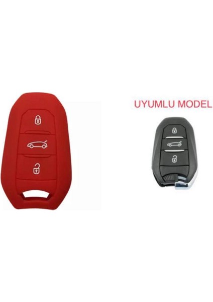 Opel Mokka Crossland x Grandland x Combo Silikon Anahtar Kılıf