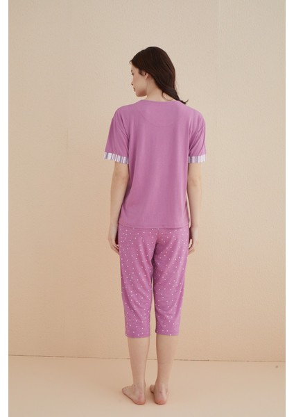 Kadın Pijama Takımı Kısa Kol Kapri & Bermuda fiyatları