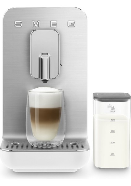 Smeg BCC13WHMEU Mat Beyaz Espresso Otomatik Kahve Makinesi