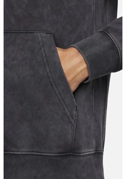 Sportswear Arch French Terry Pullover Hoodie Erkek Sweatshirt Siyah fırsatları