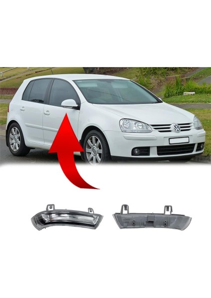 Vw Golf 5 Jetta Ayna Sinyali Sağ 2004-2009 1K5949102-WISCO