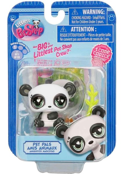 Littlest Pet Shop Minişler Tekli Paket S1 05219 1 Siyah Beyaz Panda modelleri