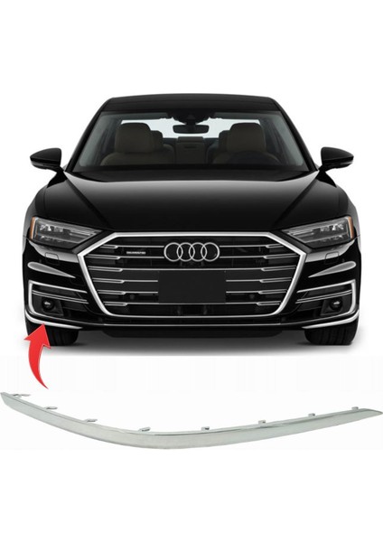 Audi A8 Ön Tampon Nikelajı Sağ 2018-2022 4N0853334