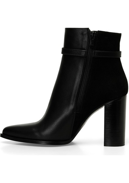 Vanna 4pr Siyah Kadın Topuklu Bot modelleri