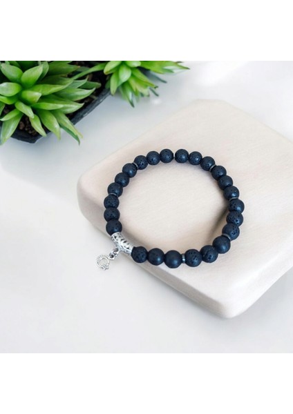 Volkan Taşı Lav Taşı Bileklik Orijinal Doğal Taş Bileklik fiyatları