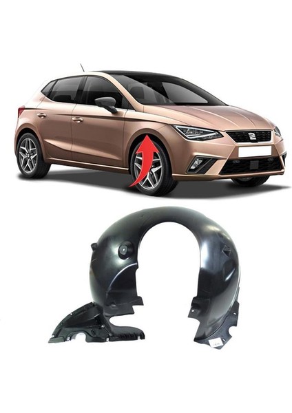 Seat Ibiza Çamurluk Davlumbazı Ön Sağ 2017-2024 6F0805912H-WISCO