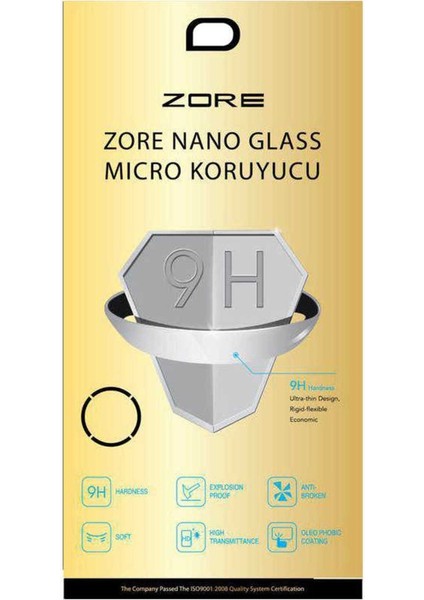 Asus Zenfone Live ZB501KL Uyumlu Zore Nano Micro Temperli Ekran Koruyucu