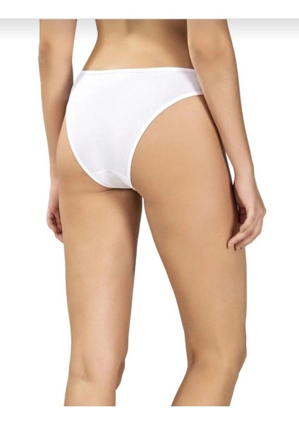 655 Kadın Likralı Pamuklu Bikini Külot 12 Adet
