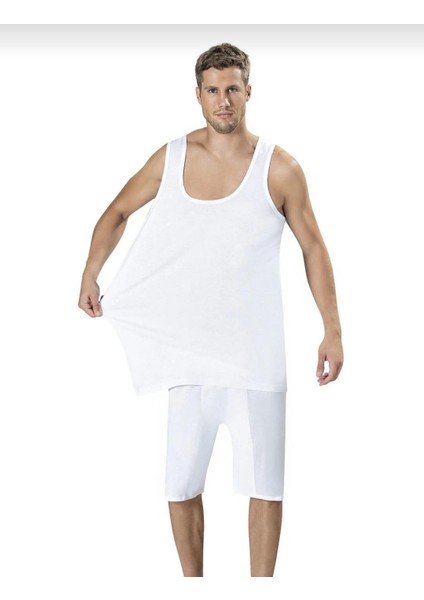 180 Erkek Geniş Askılı Büyük Beden Atlet 4 Adet