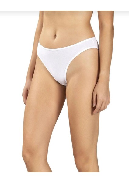 655 Kadın Likralı Pamuklu Bikini Külot 6 Adet