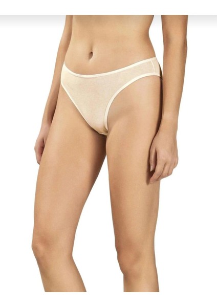 655 Kadın Likralı Pamuklu Bikini Külot 6 Adet