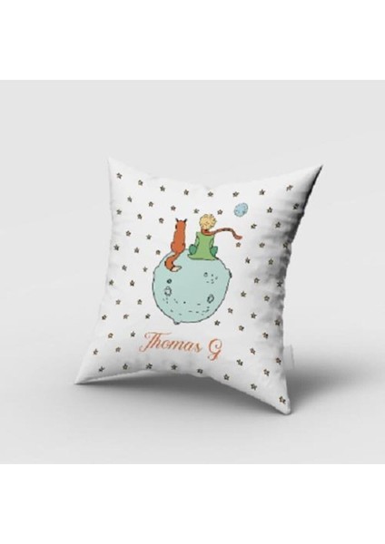 Küçük Prens ve Yıldızlar, Beyaz, Sarı, Ithal Kumaş, Çocuk ve Bebek Odası Fon Perde - 1 Kanat fırsatları