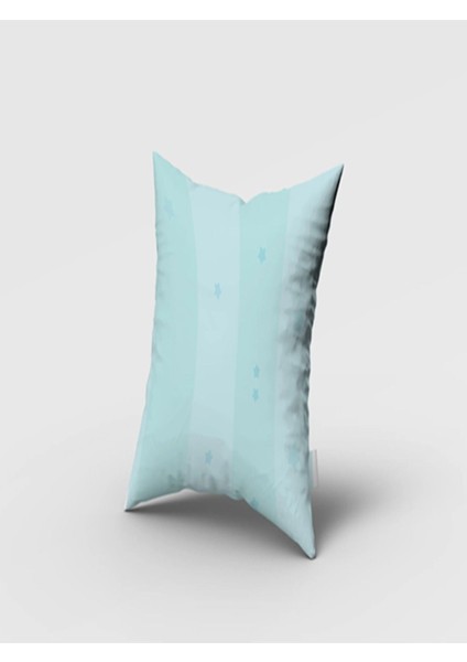 Mint Yeşili, Yıldızlı, Ithal Kumaş, Çocuk ve Bebek Odası Fon Perde - 1 Kanat fırsatları