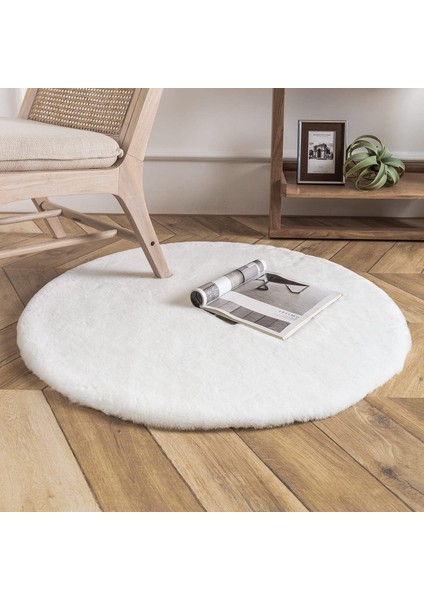 Siyah Yuvarlak Peluş Halı , Yumuşak Post Halı , Yıkanabilir Kaymaz Halı , Kilim , Yolluk fiyatları