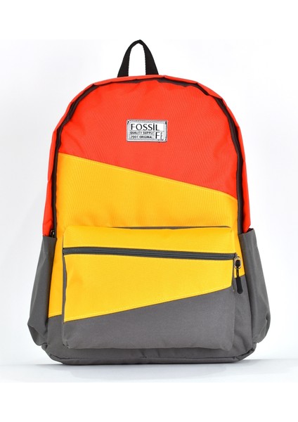 Unisex Çok Gözlü Günlük Seyahat Okul Sırt Çantası 9507