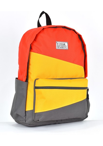 Unisex Çok Gözlü Günlük Seyahat Okul Sırt Çantası 9507