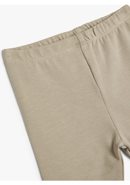 Basic Tayt Beli Lastikli Şardonlu Pamuklu modelleri