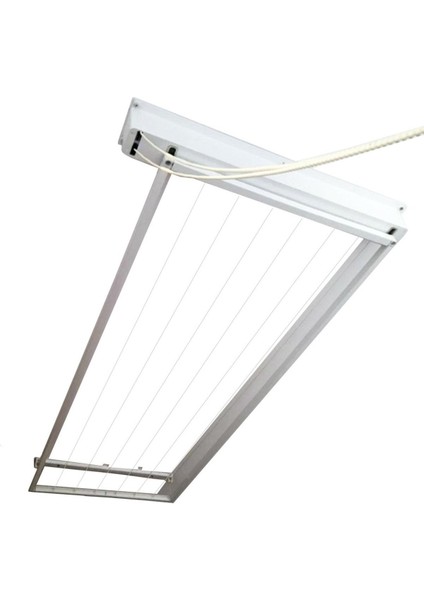 Alüminyum Tavana Montajlı Çamaşır Kurutmalığı 70 * 250 Cm Beyaz