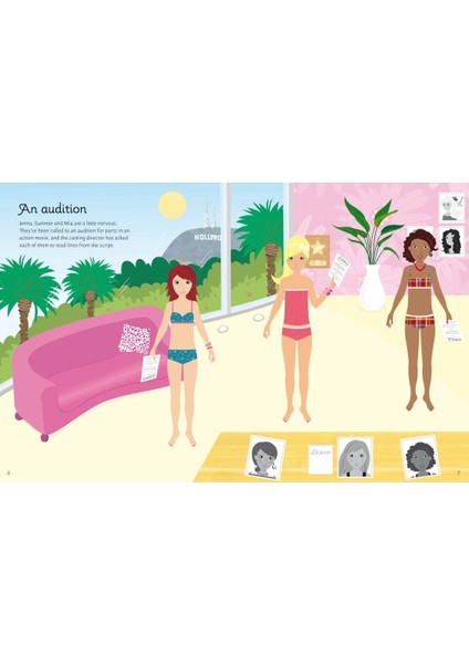 Sticker Dolly Dressing Movie Stars