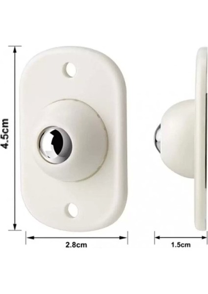 Çok Renkli Pratik 4lü 360 Derece Döner Tekerlek Bilyeli Eşya Kaydırma Aparatı Yapışkanlı Kolay Taşı modelleri