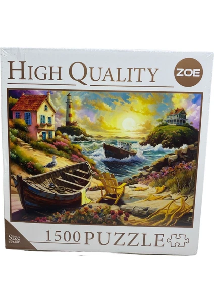 High Quality 1500 Parça Puzzle Red Umbrella 1663