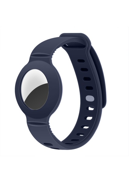 Apple Airtag Yüksek Kaliteli Anahtarlık ve Bileklik Kılıfı 360 Tam Koruma Silikon Kordon