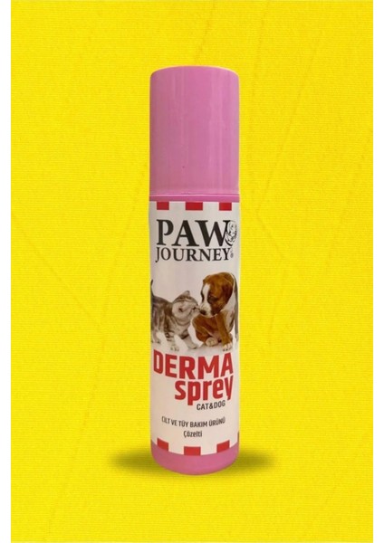 Paw Journey Kedi Köpek  Dış Parazit Tüy ve Deri Bakım Spreyi Pire Kene ve Bit Sprey 200 ml