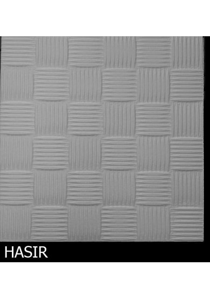 Hasır Desen Tavan Kaplama 9mm 2m2 (8 Adet)