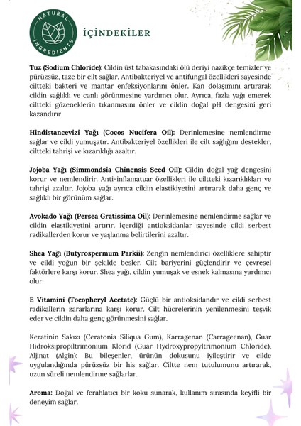 Vücut Peelingi Body Scrup Forest Batıkları Önler Arındırır modelleri