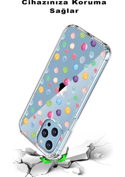 Samsung Galaxy J6 2018 ile Uyumlu 1mm Slim Fit Water Color 6 Baskılı Şeffaf Kılıf