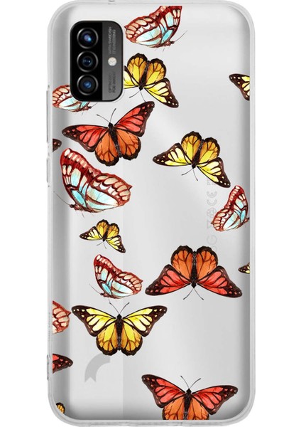 Reeder P13 Blue Max L 2022 ile Uyumlu 1mm Slim Fit Water Color 2 Baskılı Şeffaf Kılıf