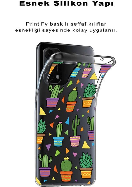 Samsung Galaxy J4 Plus ile Uyumlu 1mm Slim Fit Water Color 4 Baskılı Şeffaf Kılıf