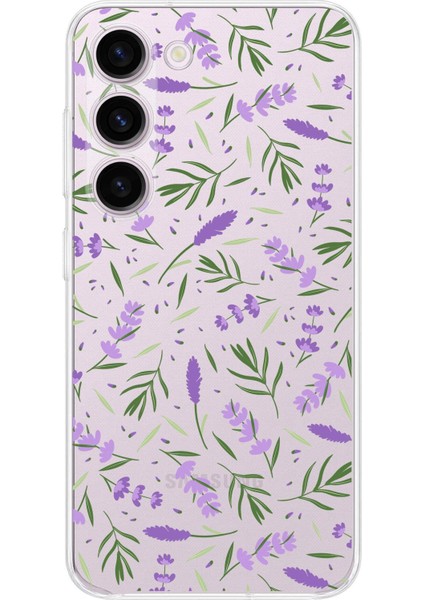 Samsung Galaxy S24 ile Uyumlu 1mm Slim Fit Water Color 3 Baskılı Şeffaf Kılıf