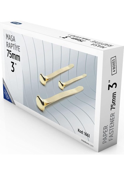 1661 Multıpack Maşa Raptiye 75MM