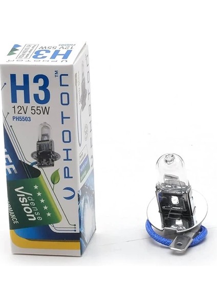 H3 12V 55W Halojen Serisi Ampul