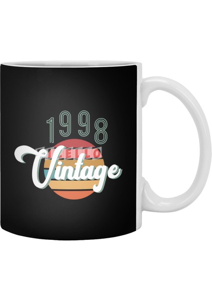 Retro Vintage Summer 1998 Beyaz Kupa