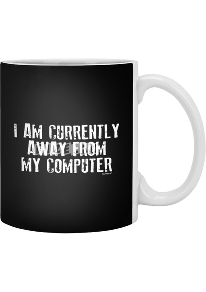 I Am Currently Away From My Computer Geek Nerd It Beyaz Kupa