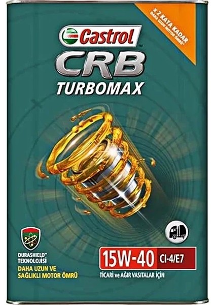 Crb Turbomax 15W-40 18 Litre Motor Yağı 2024 ÜRETİM