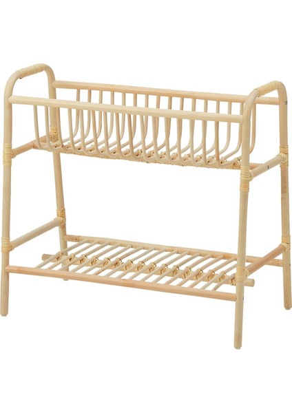 Buskbo El Dokuması Çiçeklik, Rattan, 60 cm