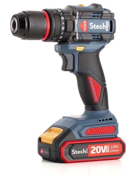 2 Stech SX22 Akülü Darbeli Matkap 20V 2.0AH (Çift Akülü) 2 Yıl Takım Çantalı 2.0 - 2.4 Ah 20 Volt D fiyatları