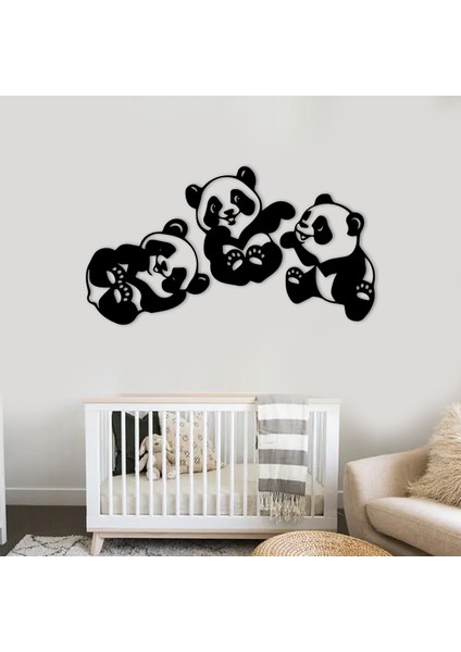 Sevimli Panda Tablosu Set