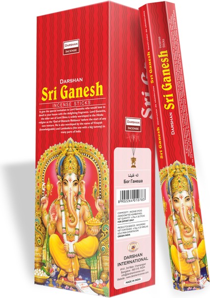 Darshan Lord Ganesh Tütsü 1 Box (6 Paket)